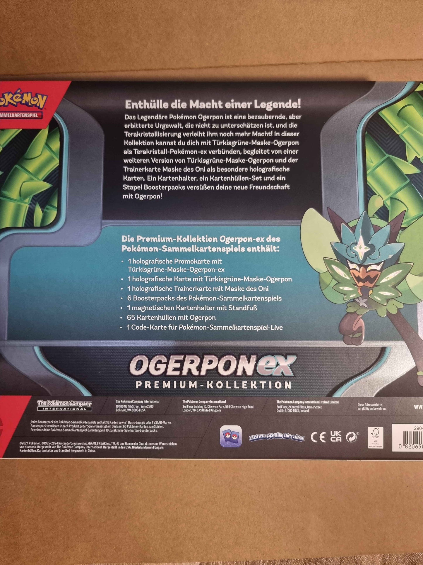 Pokemon Ogerpon ex Premium-Kollektion