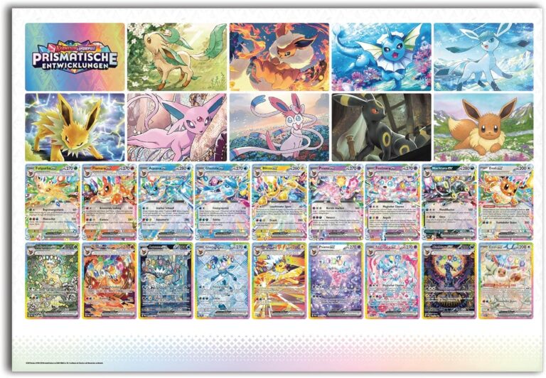 Pokemon Poster - Prismatische Entwicklungen