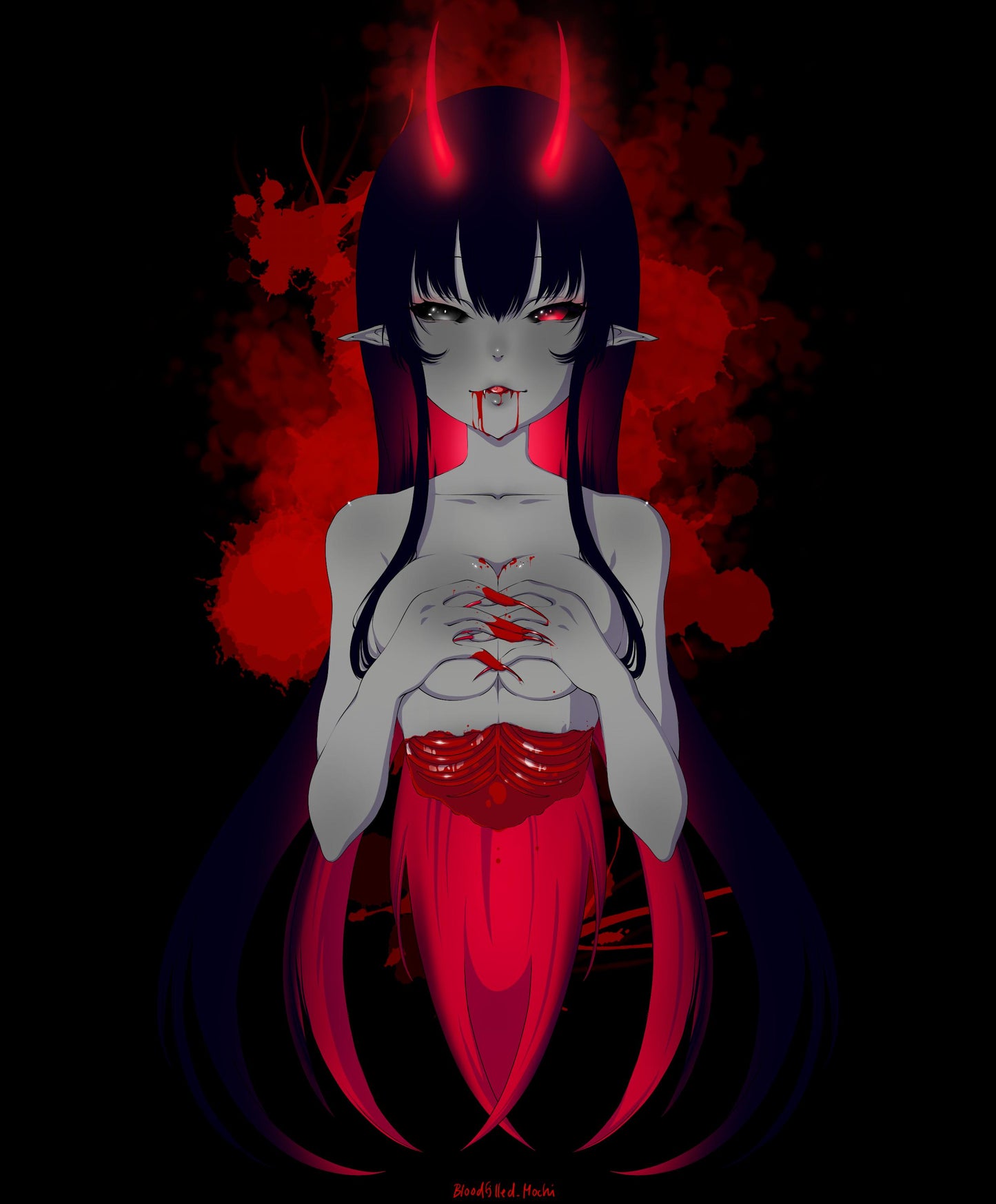 Vampire Demon Kunstdruck