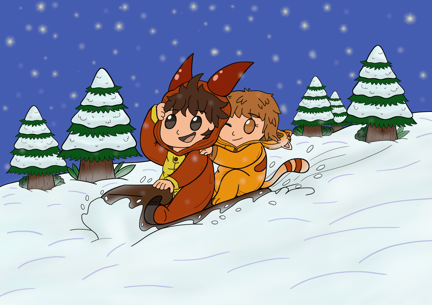 Winter Bild Kunstdruck