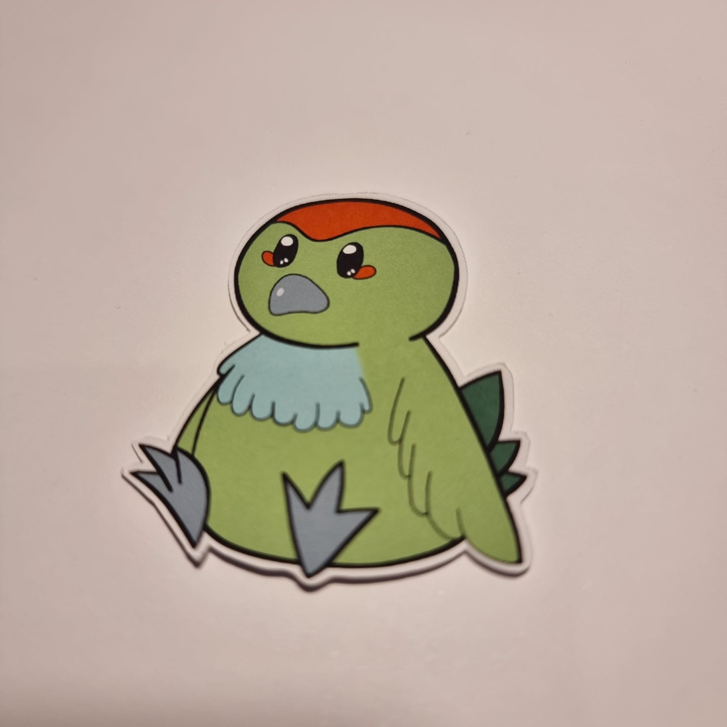grüner Vogel Sticker