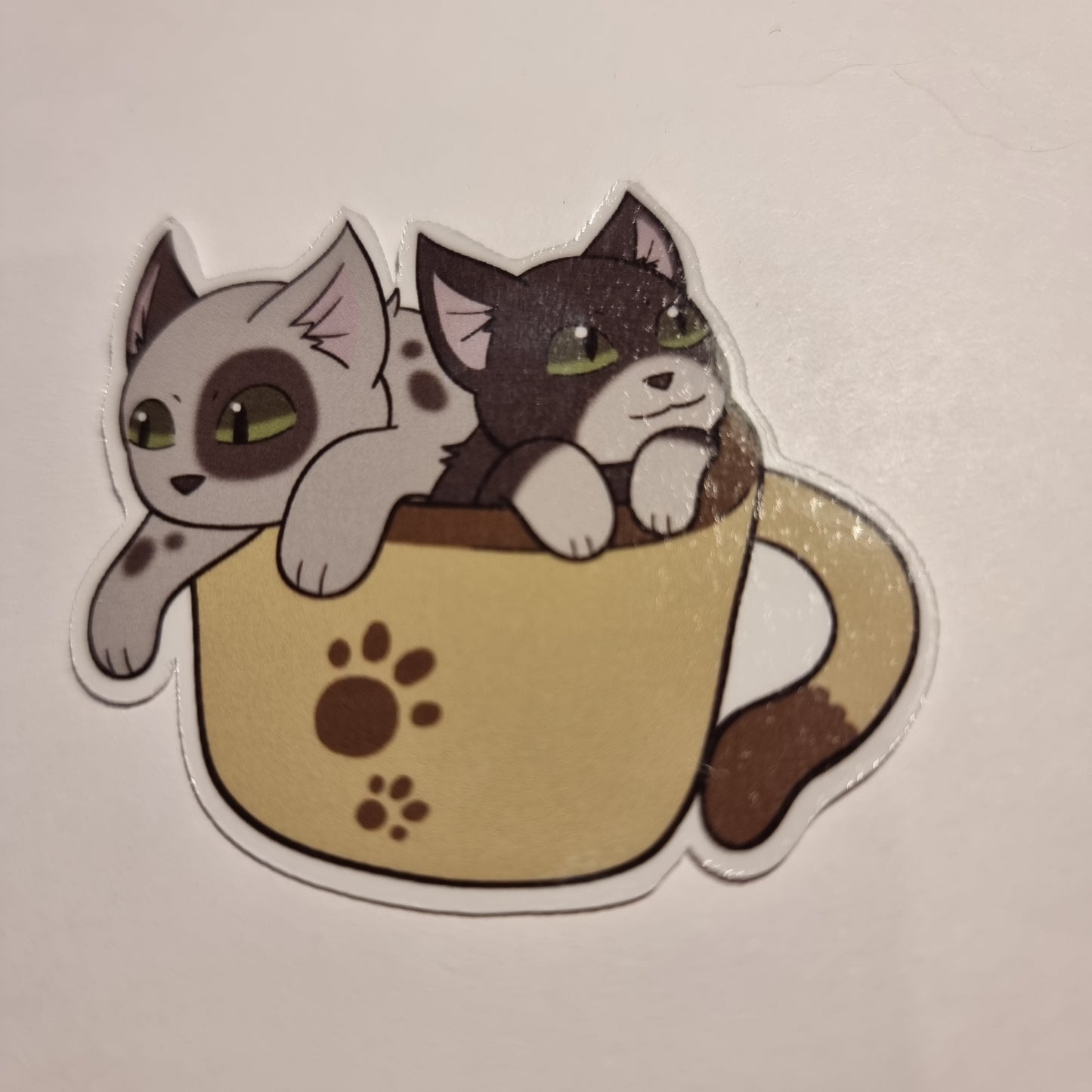 Katzen Tassen Sticker