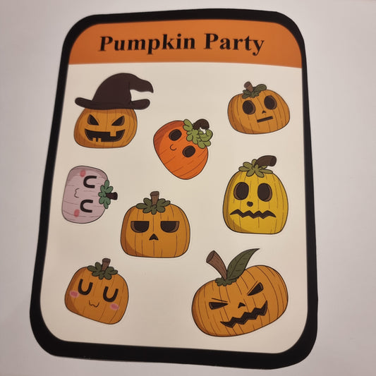 Pumpkin Party Sticker Sheet