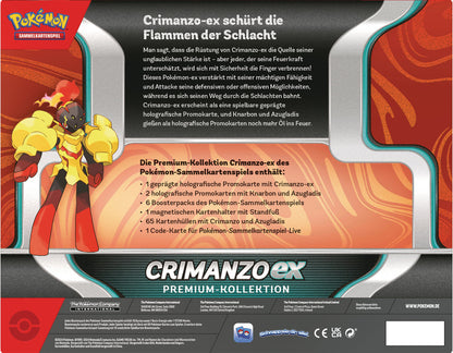 Pokemon Crimanzo ex Premium Kollektion