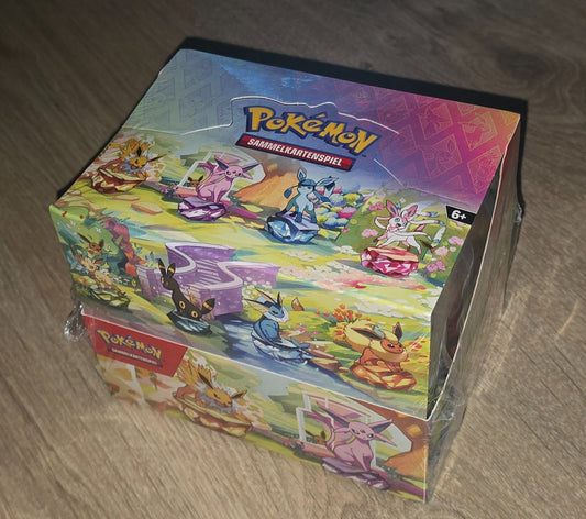 Pokemon Prismatische Entwicklungen Mini Tin Display - Deutsch
