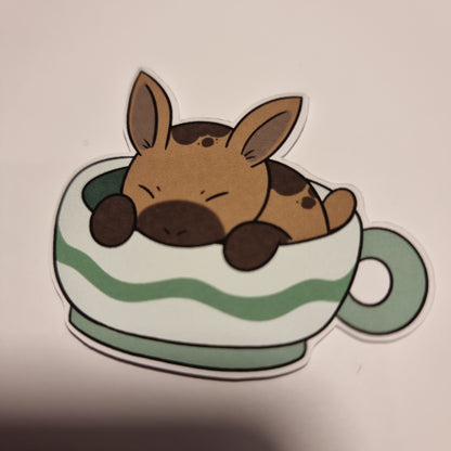 Kaninchen Tassen Sticker