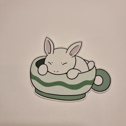 Kaninchen Tassen Sticker