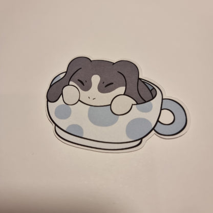 Kaninchen Tassen Sticker