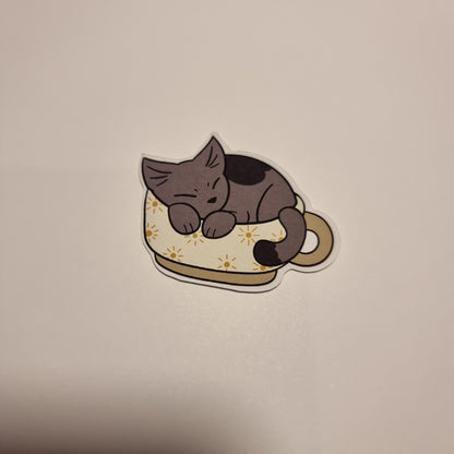 Katzen Tassen Sticker